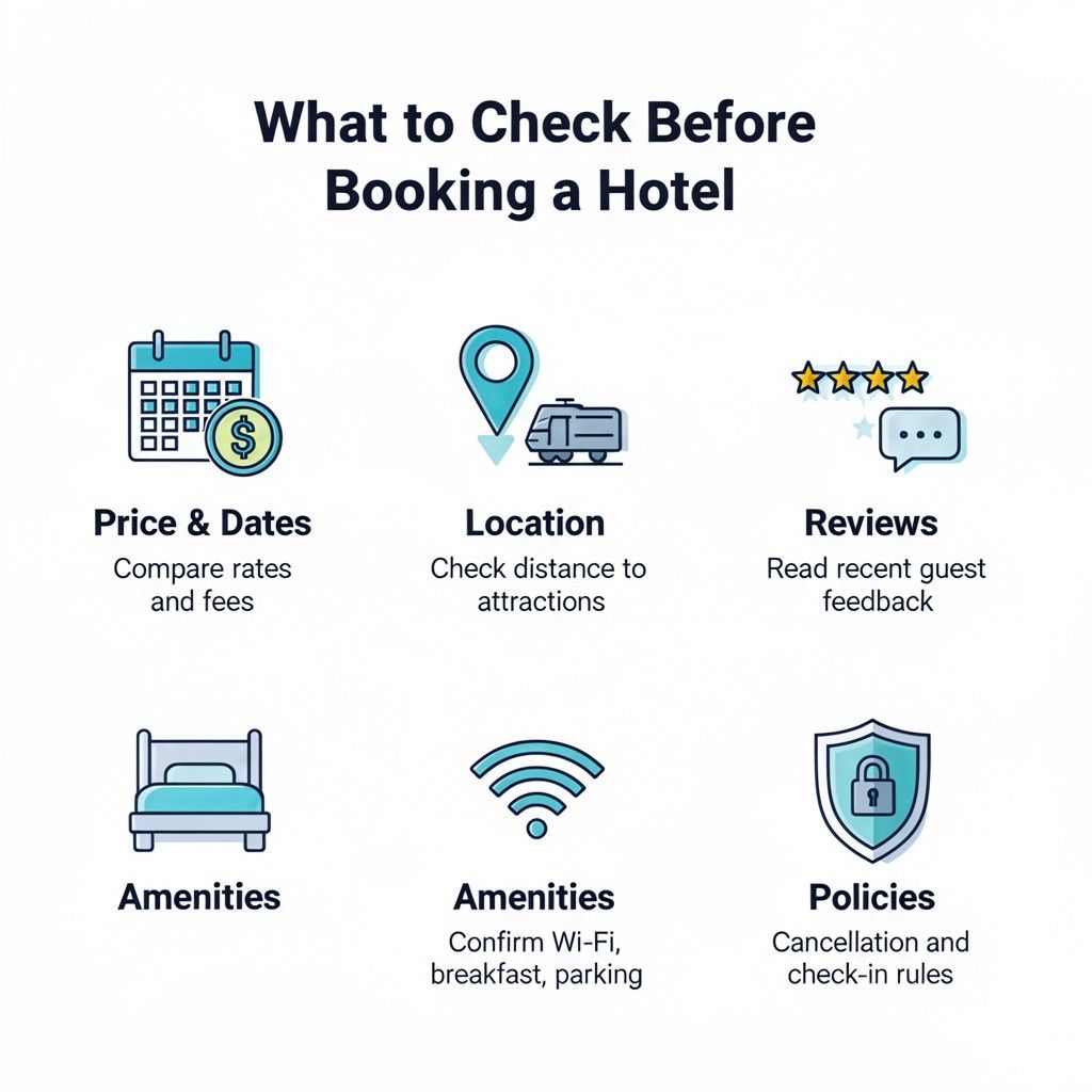 check before booking hotel